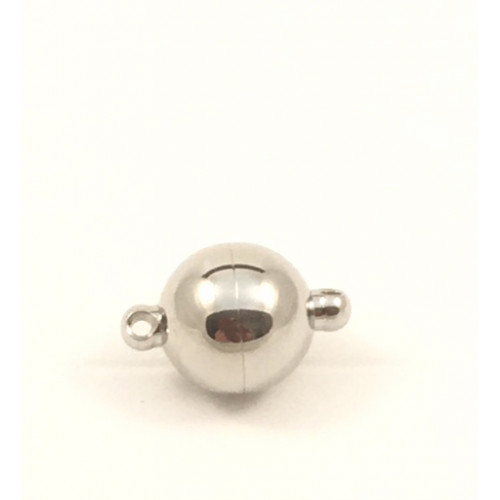 STAINLESS STEEL ROUND MAGNETIC CLASP 